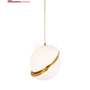 Maple Modern Pendant Light Acrylic Ball White