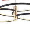 Maple Modern LED Chandelier 3 Rings - Image 2