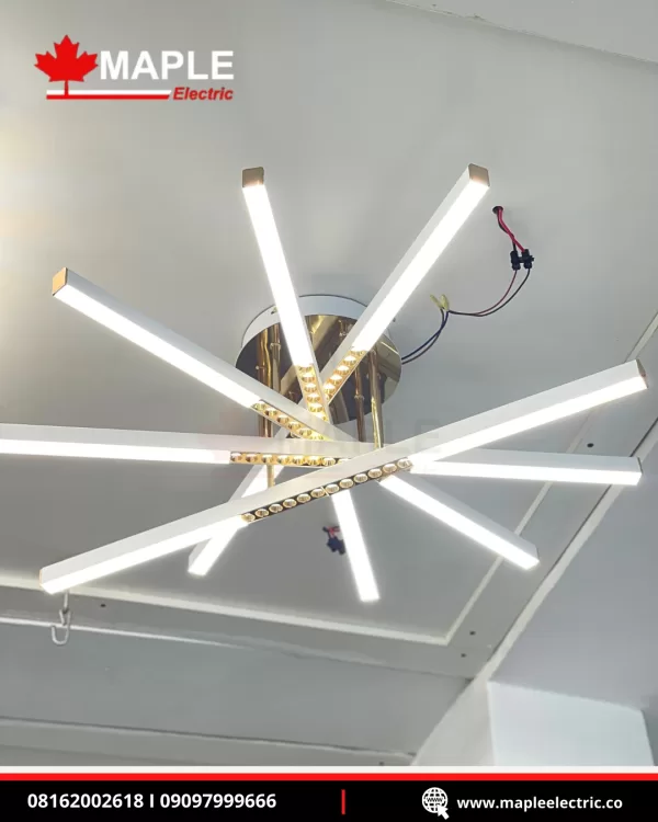 LED Maple Ceiling Chandelier - Image 4