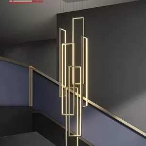 Maple Modern LED Long Staircase Chandelier