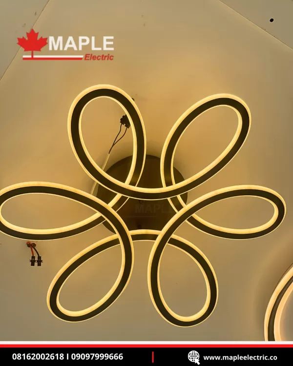 Maple Flower Ceiling Light
