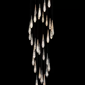 Maple Electric Long crystal chandelier