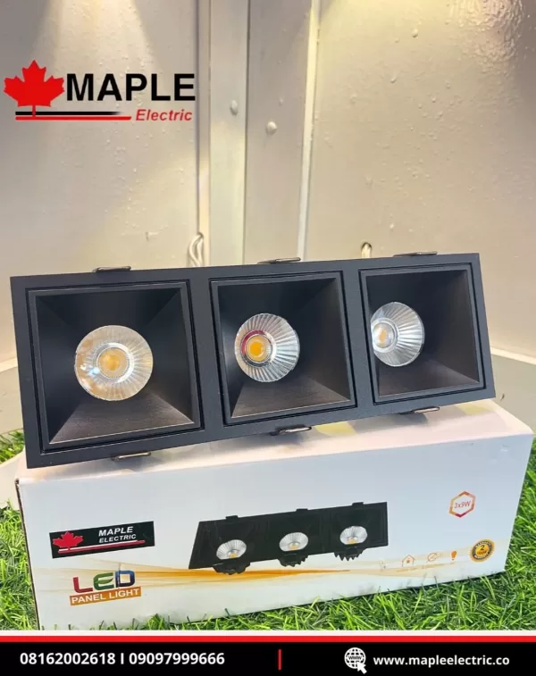Maple 3 face LED COB Spot Light - Image 3